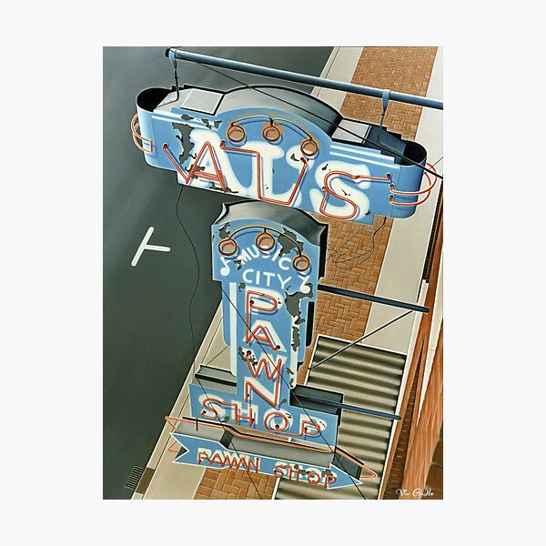 Al's Pawn Shop Photographic Print