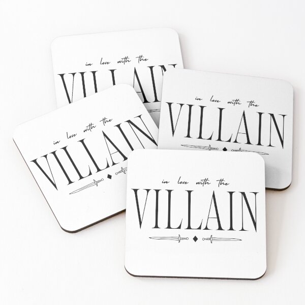 Item preview, In Love With The Villain - Bookish - Black designed and sold by StickEmUpp.