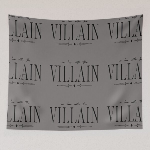 Item preview, In Love With The Villain - Bookish - Black designed and sold by StickEmUpp.