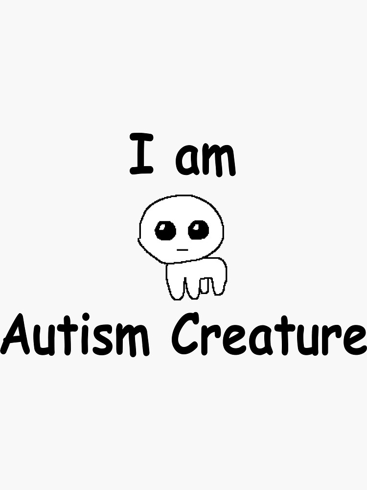 Autism Creature Stickers for Sale