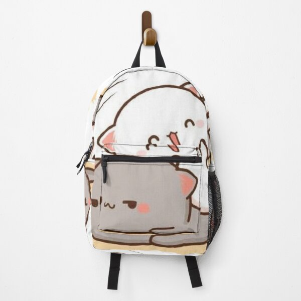 Item preview, Peach sitting on Goma - Mochi Peach Cat designed and sold by karlaminev2.