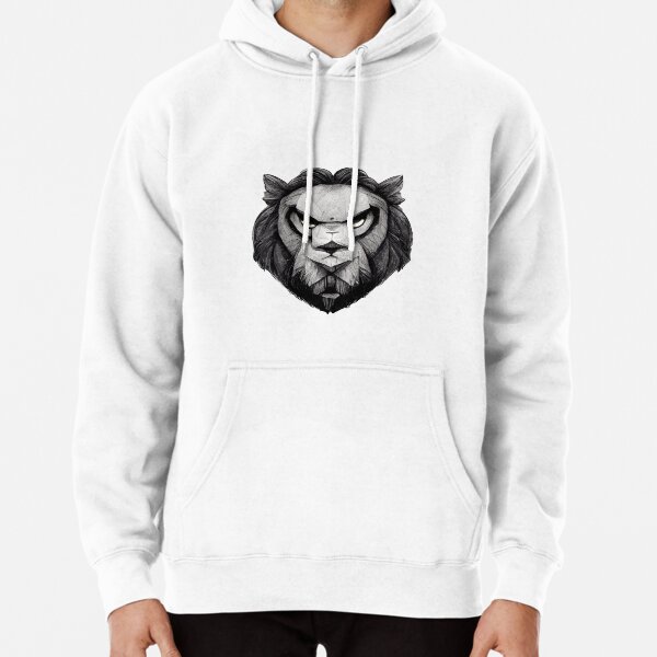 Badass Lion Pullover Hoodie