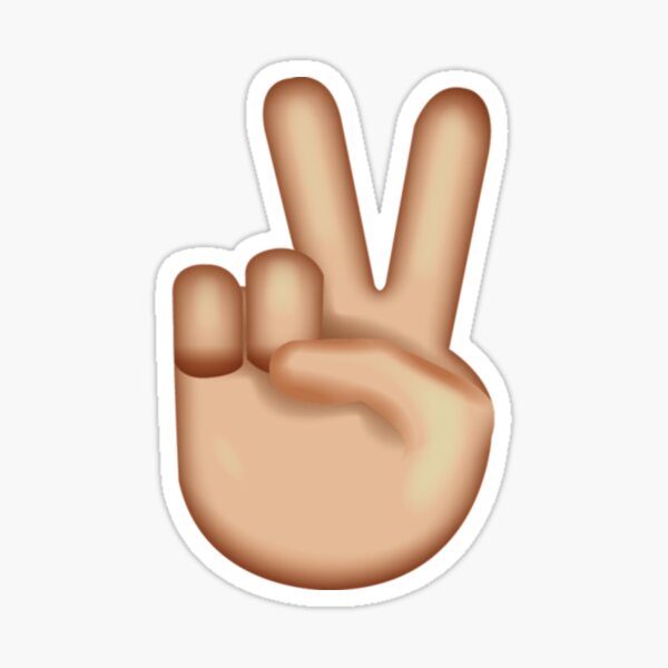 Thumbs Up Okay Cartoon Hand Sign' Sticker