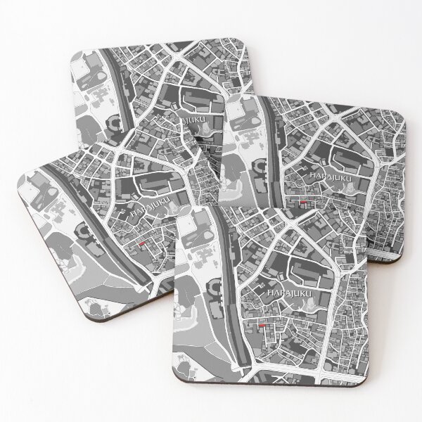 Item preview, Harajuku Map designed and sold by SawaArtDesign.