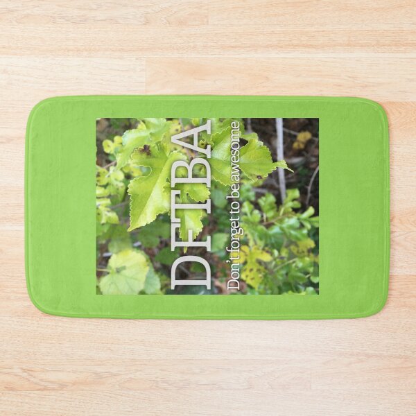 Item preview, DFTBA (Don’t Forget To Be Awesome) green  leaves  designed and sold by Amanda1775.