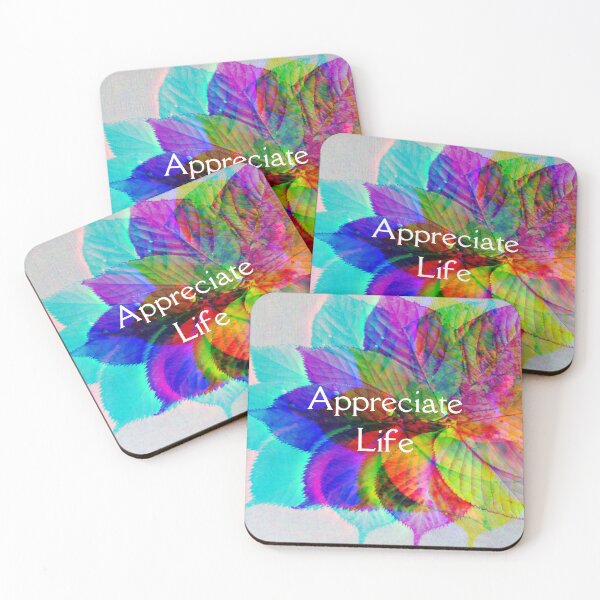Item preview, Appreciate Life Rainbow Leaves  designed and sold by BasmalaSubhani.