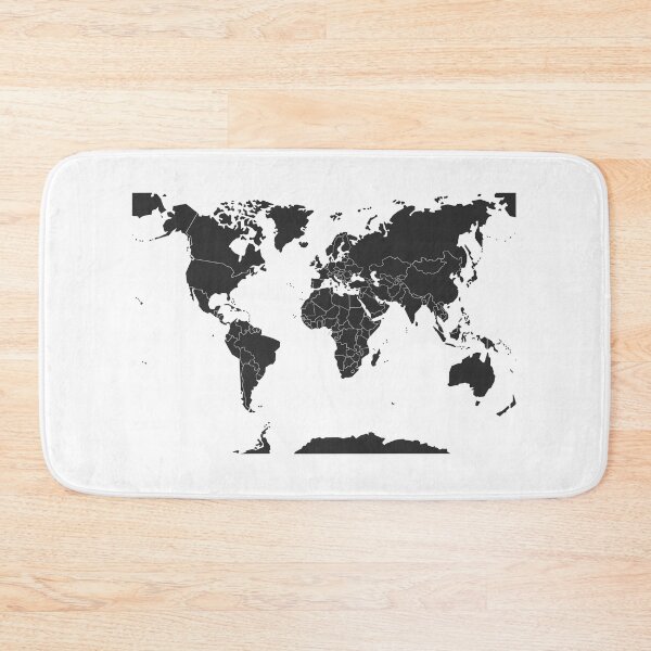 Item preview,  Black World Map designed and sold by Best-Shop23.