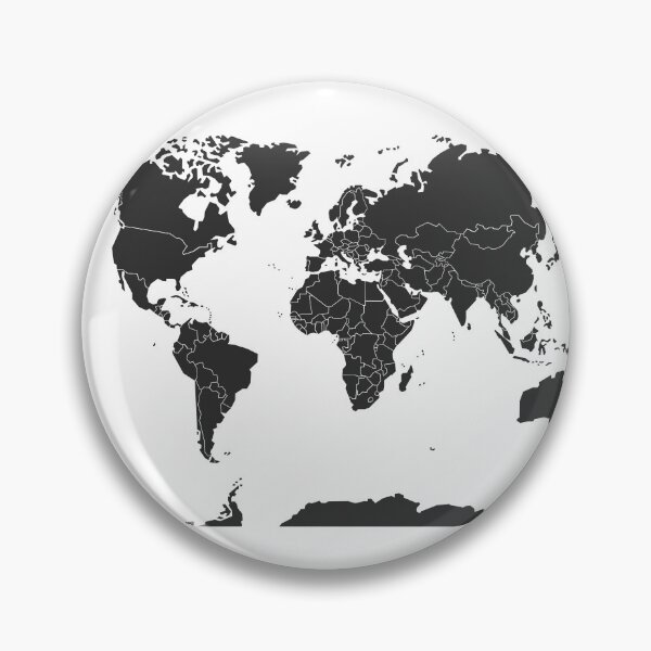 Item preview,  Black World Map designed and sold by Best-Shop23.