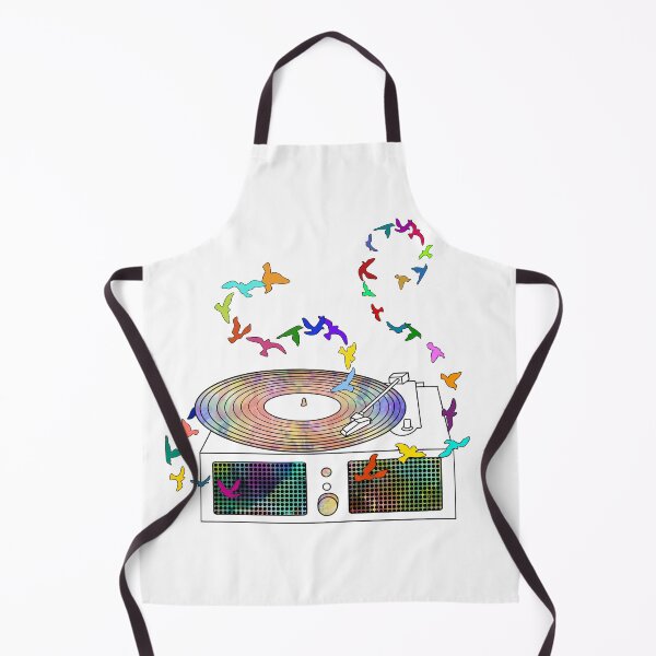 Item preview, Vinyl Birds Vintage Record Player designed and sold by Lenaartist.