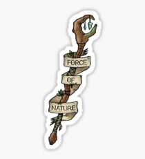 D&D - Druid - Force Of Nature Sticker