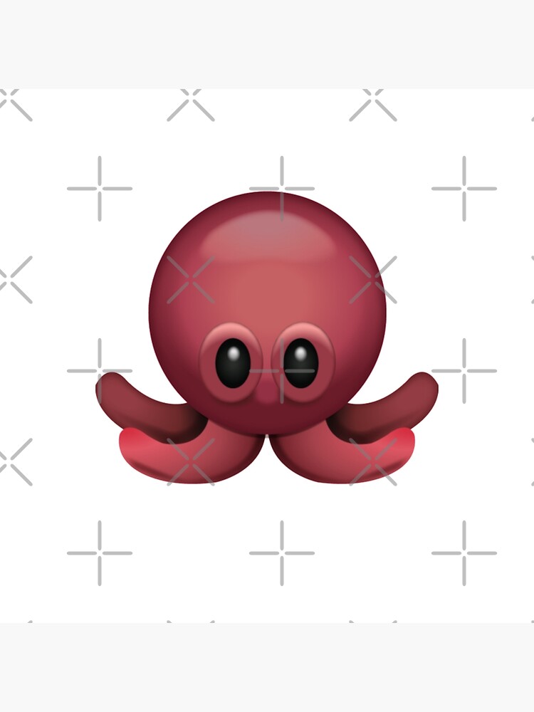 Octopus 2024 emoji plush