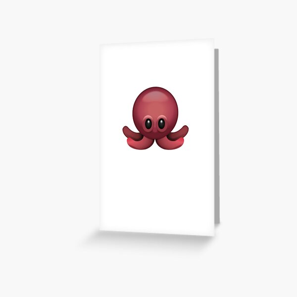Item preview, Cute Octopus Emoji designed and sold by PrintPress.