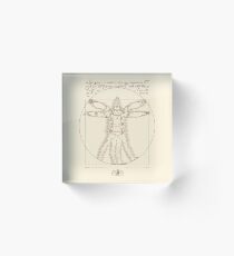 Vitruvian Franky Acrylic Block
