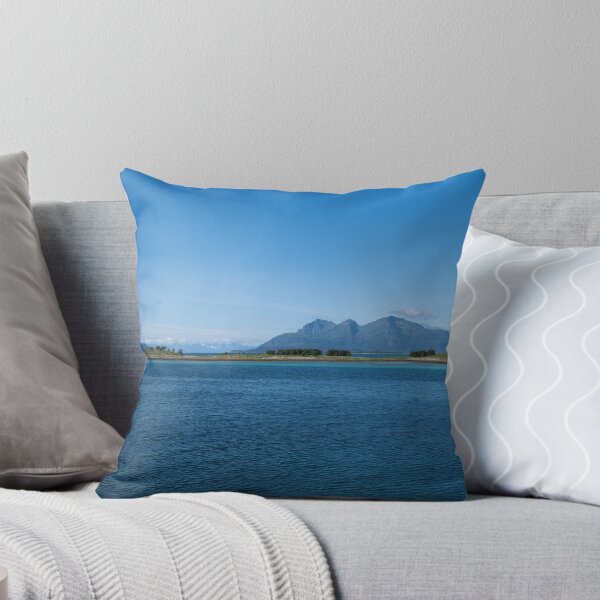 Item preview, Wonderful landscapes in Norway. Nordland. Beautiful scenery of a coastline from Mortenstranda beach. Rippled sea in a sunny summer day.White clouds and islands in the background designed and sold by Maurizio Fabbroni.