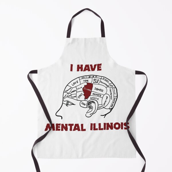 Item preview, I Have Mental Illinois Funny Men Women designed and sold by Big Twelve.