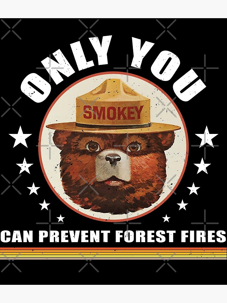 Smokey The Bear Only You Can Prevent Forest Fires Poster For Sale By Coolstoner Redbubble 7210