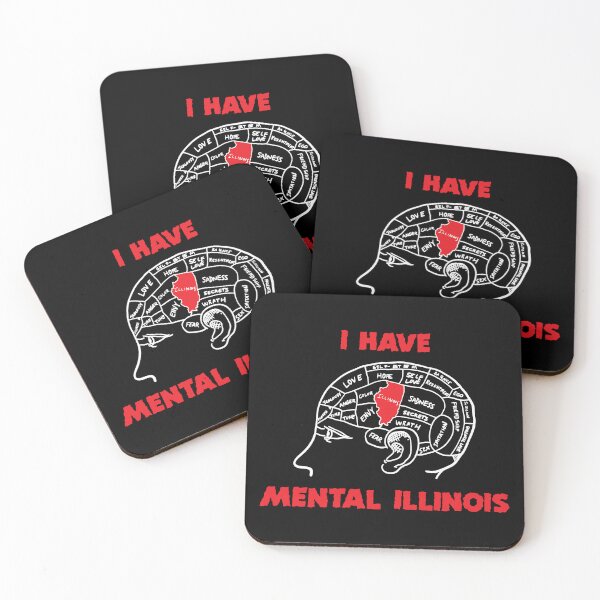 Item preview, I Have Mental Illinois Funny Men Women designed and sold by Big Twelve.