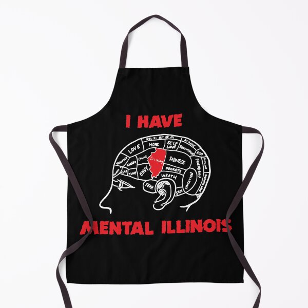 Item preview, I Have Mental Illinois Funny Men Women designed and sold by Big Twelve.