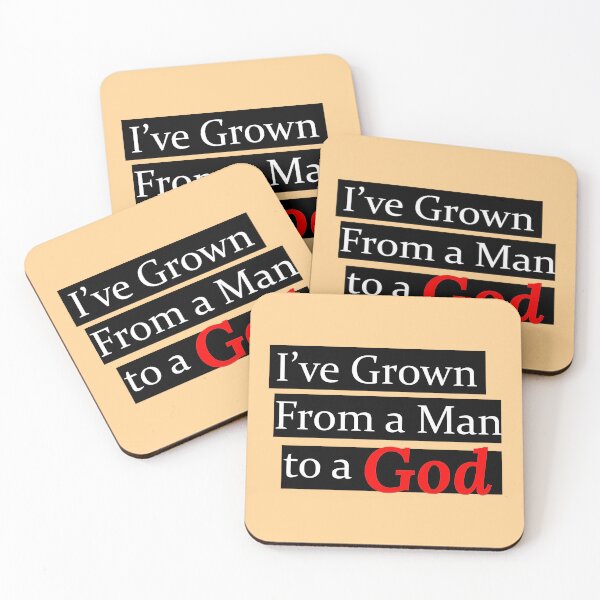 Item preview, I've Grown From a Man to a God - Motivational designed and sold by Chattingwithyou.