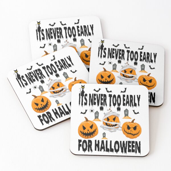 Item preview, it's never too early for halloween designed and sold by Ach B.