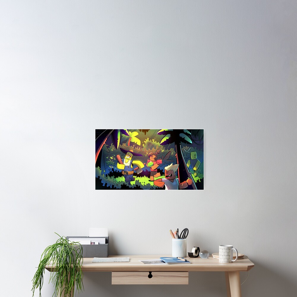 Island Empire Forest Poster By Insanelyluke Redbubble - island empire roblox