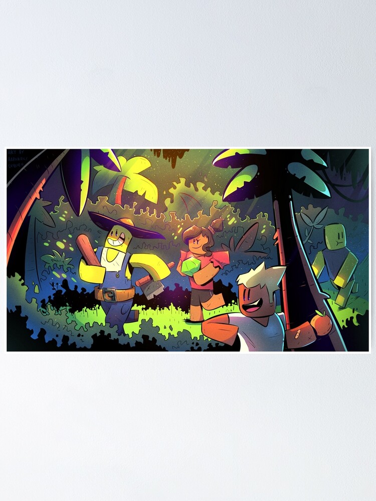 Island Empire Forest Poster By Insanelyluke Redbubble - island empire roblox