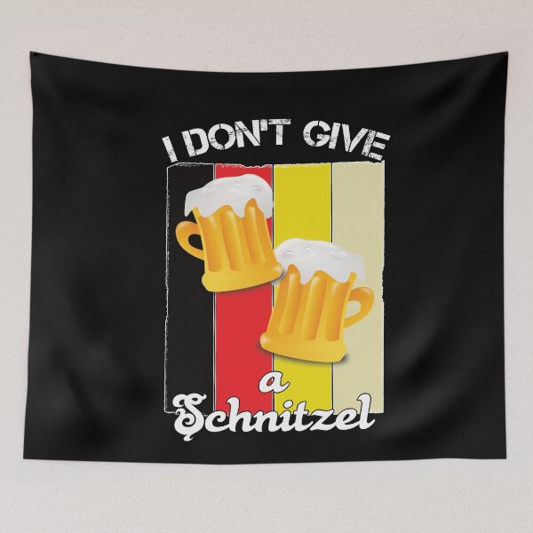 Item preview, I Don't Give A Schnitzel Funny Oktoberfest Beer Lover designed and sold by SharpThreadZ.