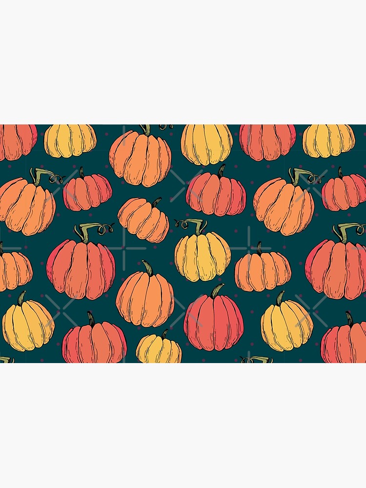 Rustic fall pumpkin pattern by kotyplastic