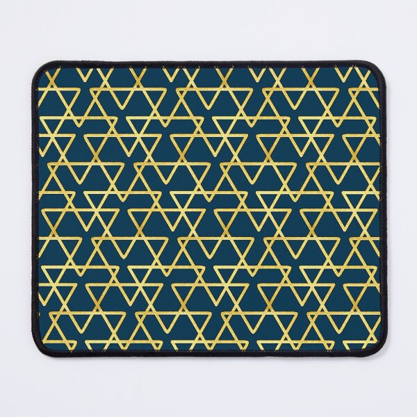 Item preview, Gold on Prussian Blue Tribal Pattern designed and sold by Salote Faotusia.
