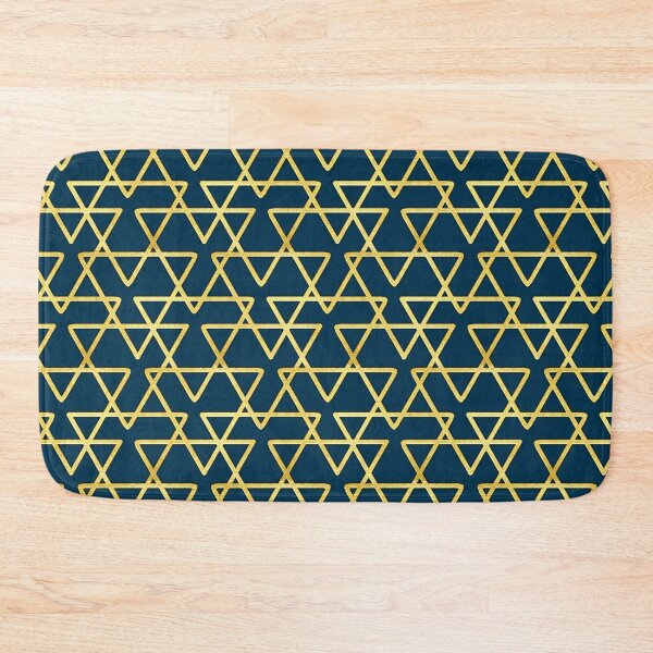 Item preview, Gold on Prussian Blue Tribal Pattern designed and sold by Salote Faotusia.