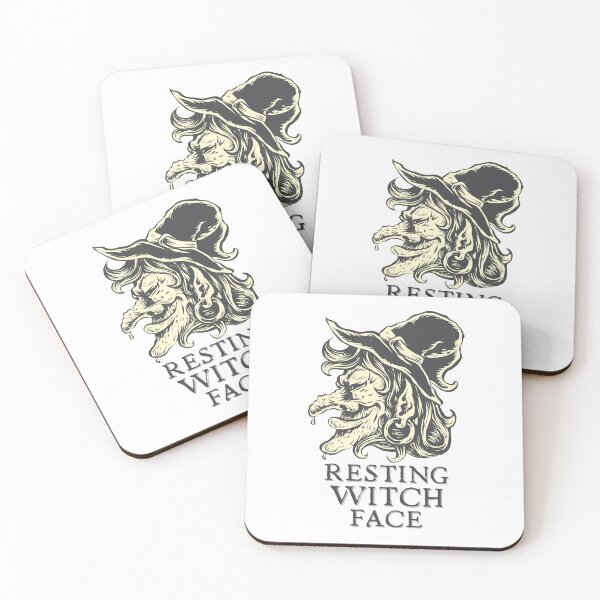 Item preview, Resting Witch Face.. A simple humorous Halloween design designed and sold by Wonder & Whimsy.