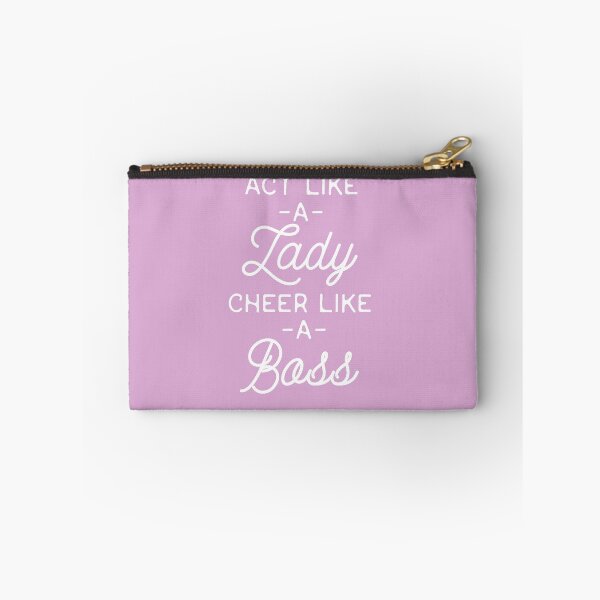 Item preview, Act Like A Lady Cheer Like A Boss designed and sold by stagandpeachco.