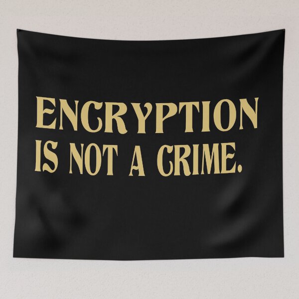 Item preview, encryption is not a crime designed and sold by retro10.