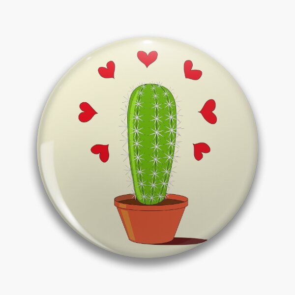 Item preview, Cactus Love – Sweet Cactus with red Hearts designed and sold by un-artiges.