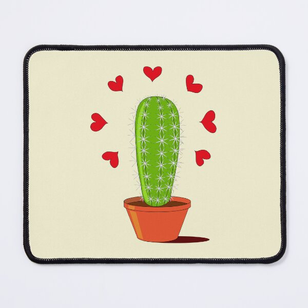 Item preview, Cactus Love – Sweet Cactus with red Hearts designed and sold by un-artiges.