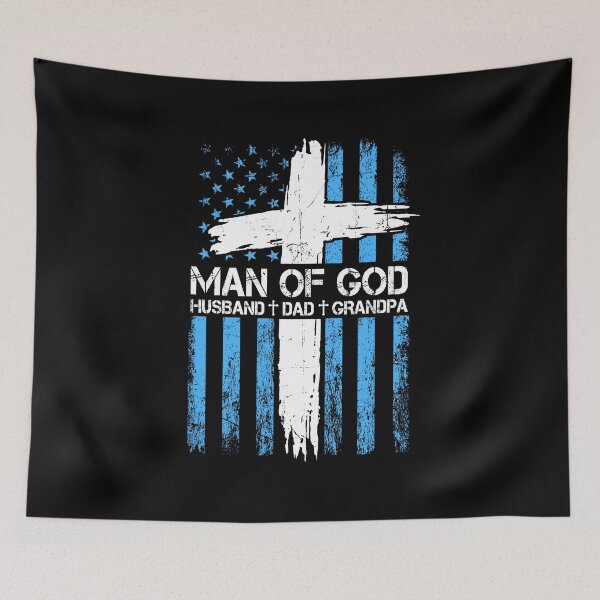 Item preview, Man Of God Husband Dad Grandpa Grandfather Grandparents Day designed and sold by kuenzisedtalz10.