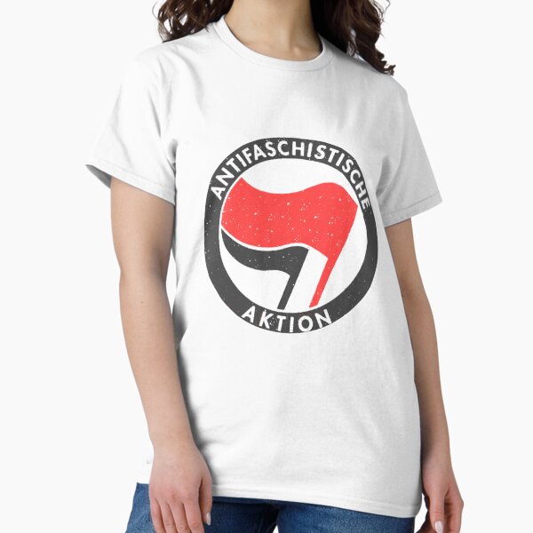 Vista previa del artículo con la obra «Original alemán Antifa Logo», diseñado y vendido por teledude.