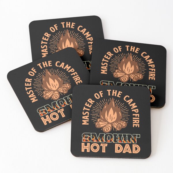 Item preview, Master Of The Campfire Smoking Hot Dad Camping Camper Father designed and sold by kuenzisedtalz10.