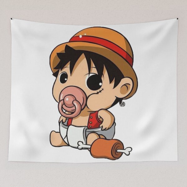 Item preview, Cute Baby One Piece Monkey D. Luffy ,One Piece Funny Baby Monkey D. Luffy designed and sold by PUL-ANIME.