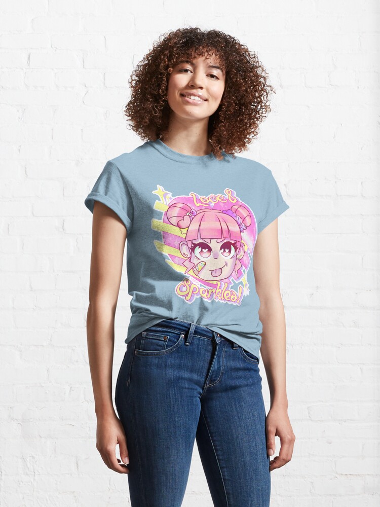 Alternate view of Love & Sparkles! Classic T-Shirt