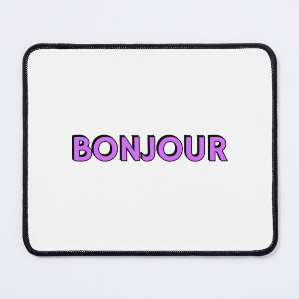 Item preview, BONJOUR - French for good day, good morning designed and sold by Inspirationmotivation.