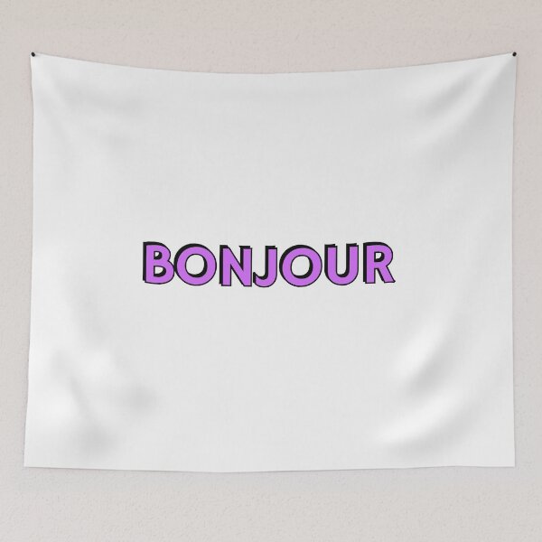 Item preview, BONJOUR - French for good day, good morning designed and sold by Inspirationmotivation.