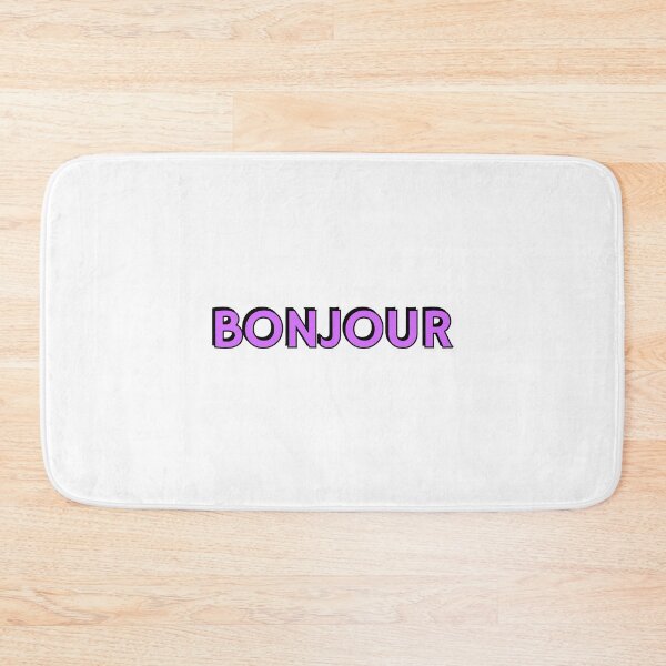 Item preview, BONJOUR - French for good day, good morning designed and sold by Inspirationmotivation.
