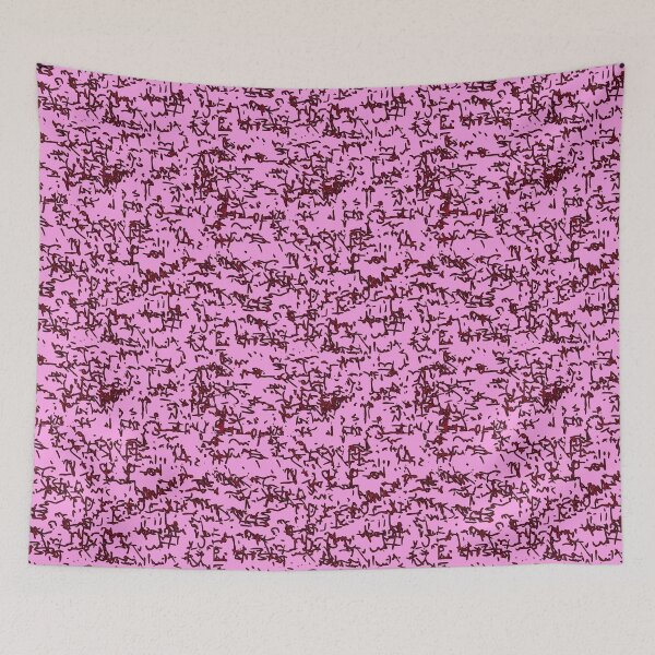 Item preview,  Doodles red pink background. designed and sold by MirBer.