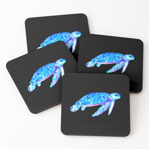 Item preview, Sea Turtle Watercolor Blue designed and sold by The Love Quill.