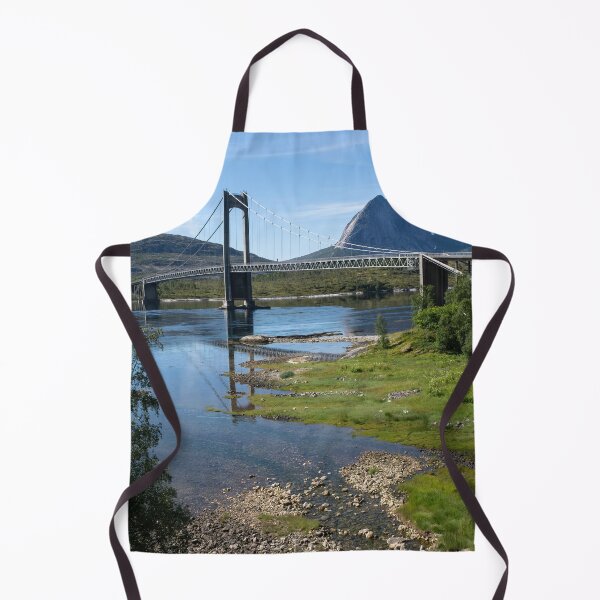 Item preview, Wonderful landscapes in Norway. Nordland. Beautiful scenery of Kjerringstraumen Bru (Efjord bridges) on the Efjorden. Another planet background. It is located in Narvik municipality. designed and sold by Maurizio Fabbroni.