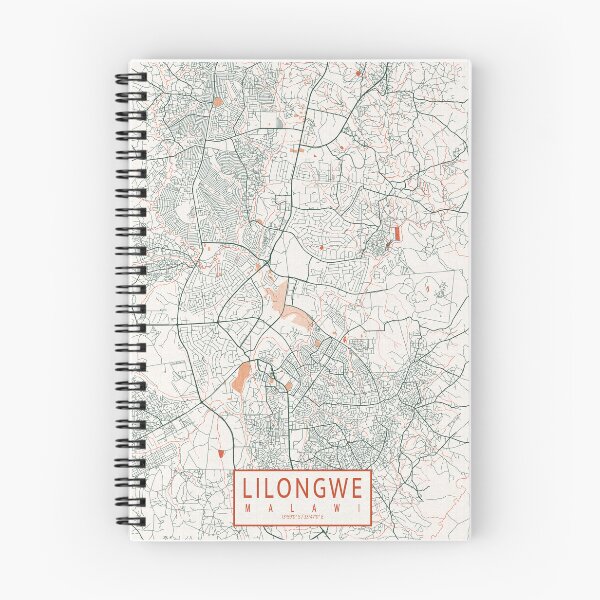 Item preview, Lilongwe City Map of Malawi - Bohemian designed and sold by deMAP.