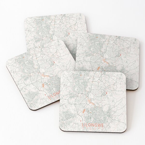 Item preview, Lilongwe City Map of Malawi - Bohemian designed and sold by deMAP.