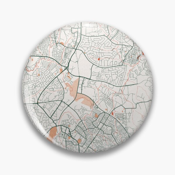 Item preview, Lilongwe City Map of Malawi - Bohemian designed and sold by deMAP.