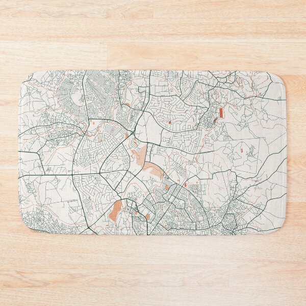 Item preview, Lilongwe City Map of Malawi - Bohemian designed and sold by deMAP.